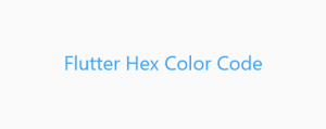 flutter hex color code
